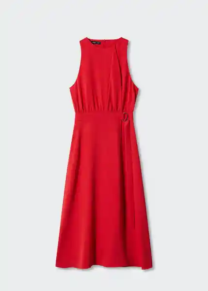 Vestido Chelsie Rojo Talla 24 Mujer Mango