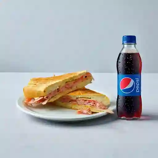 Un Sándwich Cubano + una Gaseosa