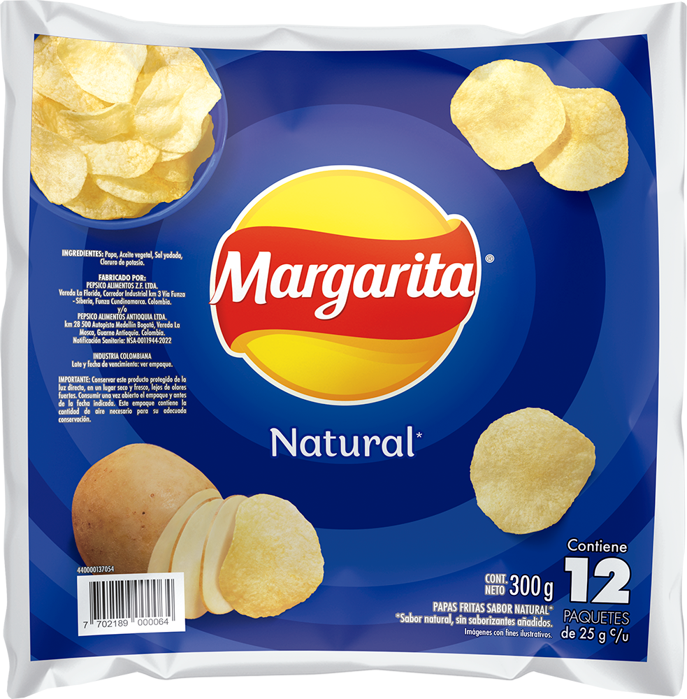 Margarita Papa Sabor Natural 30 g