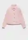 Chaqueta Cazadora Sabina Rosa Talla 08 Niñas Mango