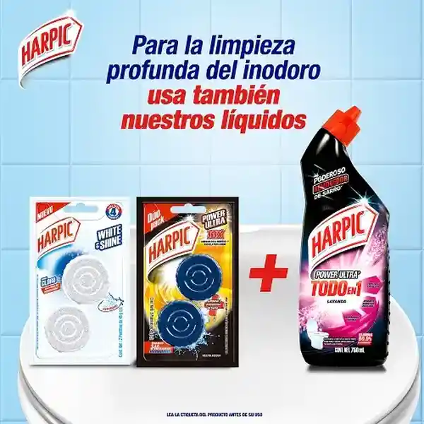 Harpic Limpiador Líquido Lavanda Power Ultra