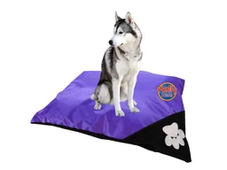 Cama Colchón Colmena Lavable Para Mascota Gigante Morado