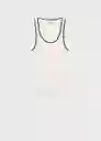 Top Shadowin Crudo Talla S Mujer Mango