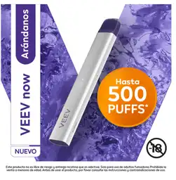 VEEV now vape Arándanos 500 Puff