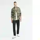 Camisa Manga Larga Military Verde Talla S Chevignon