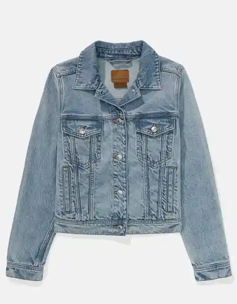 Chaqueta Mujer Azul Talla: SMALL 3654915 American Eagle