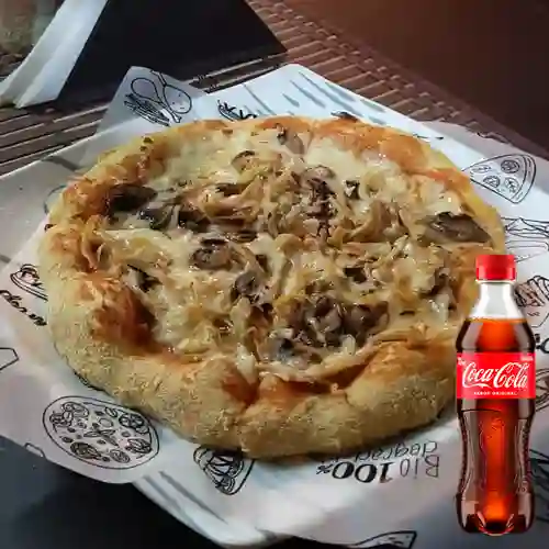 Pizzas Clásica Pollo&Champiñon +Cocacola Org 400ml