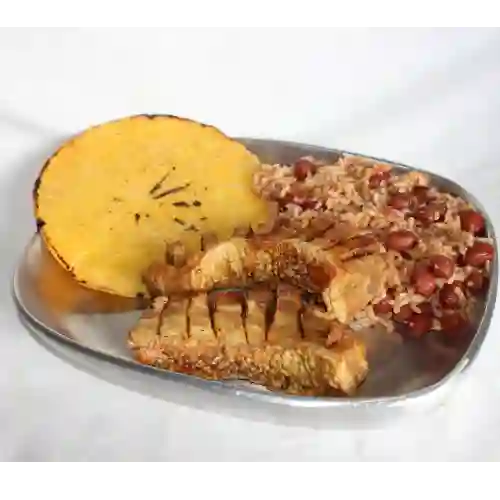 Calentado con Chicharron