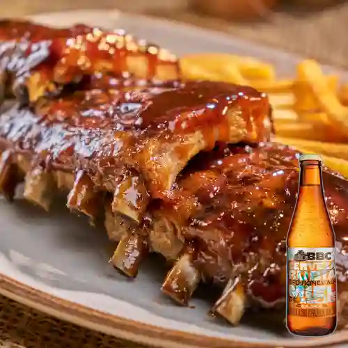 Combo ribs 1/2 rack + bbc cajicá miel