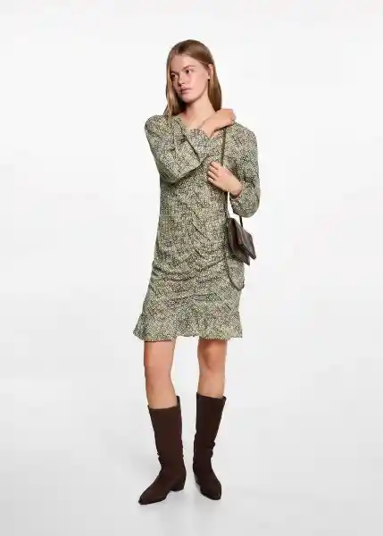 Vestido Urban Khaki Talla 19 Teen Niñas Mango