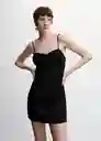 Vestido Blair Negro Talla XL Mujer Mango
