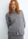 Abrigo Grandes Gris Oscuro Vigoré Talla L Mujer Mango