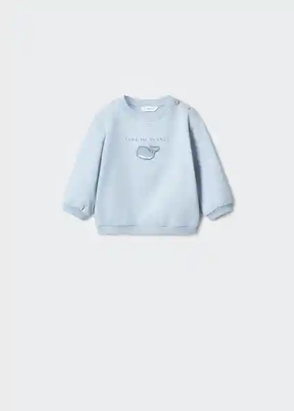 Sudadera Whale Azul Talla 61 Niños Mango