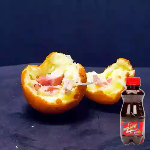 Combo Buñuelo Jamón & Queso + Pony Malta 250 ml
