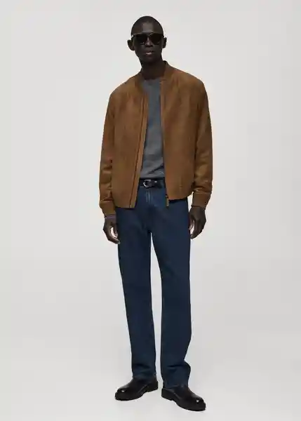 Chaqueta Bero Cognac Talla XL Hombre Mango