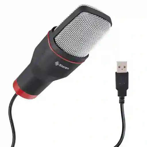 Steren Micrófono Mic-550 Condensador Negro