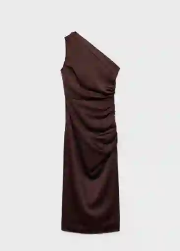 Vestido Safron Marrón Talla M Mujer Mango