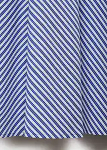 Vestido Prima Azul Talla L Mujer Mango