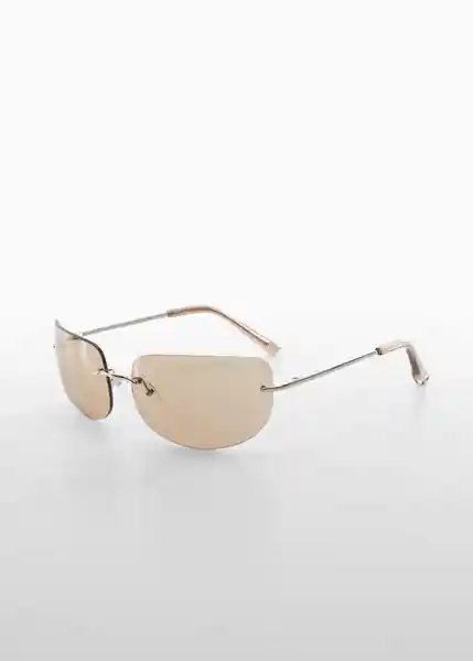 Gafas de Sol Anastasi Marrón Talla 99 Mujer Mango