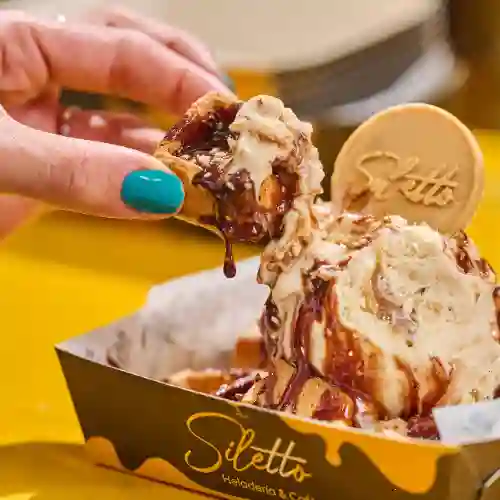 Wafflettos Premium con Helado