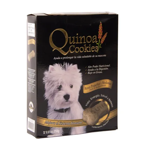 Quinoa Cookies Galletas Naturales para Perros de Razas Pequeñas 