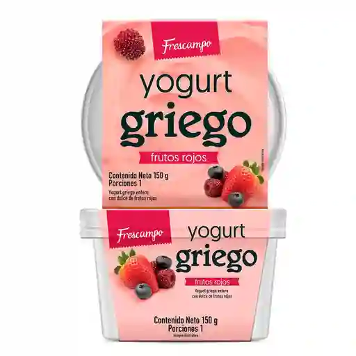 Yogurt Griego Frutos Rojos Frescampo