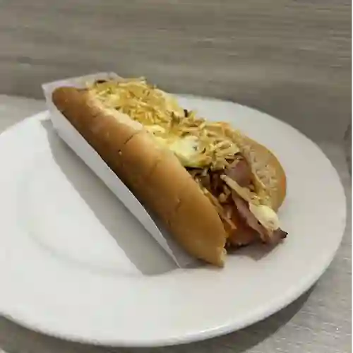 Perroespecial+papas a Lafrancesa+gaseosa