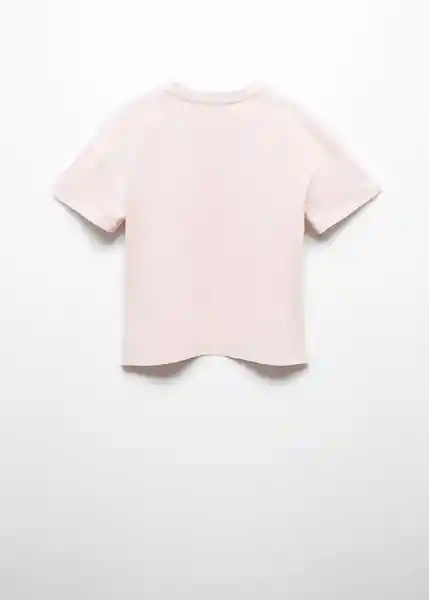 Camiseta Smiley Rosa Talla 12 Niñas Mango