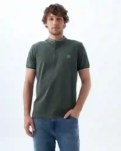 Camiseta Hombre Verde Talla M 800G003_VER190307 Americanino