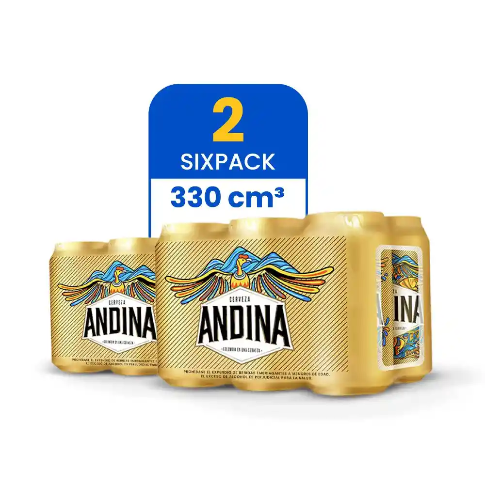 Andina Cerveza Lager Tradicional en Lata por 12 Unidades