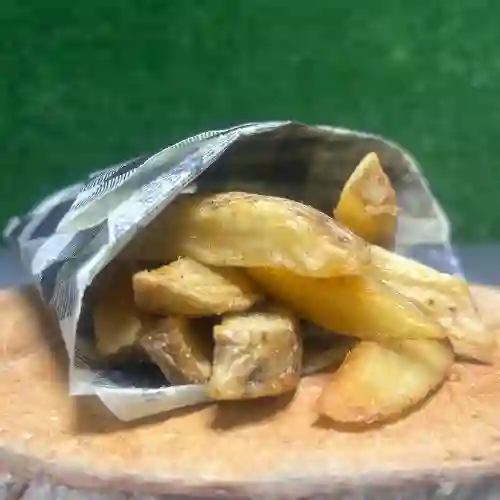 Papas en Casco