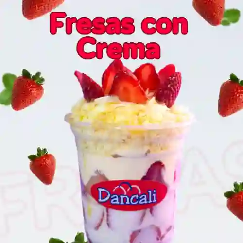 Fresas con Crema