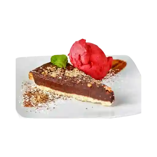 Tartaleta de Chocolate con Gelato
