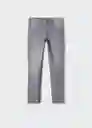 Jean Slim Tejano Gris Talla 08 Niños Mango