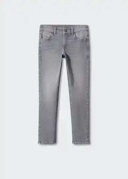 Jean Slim Tejano Gris Talla 08 Niños Mango