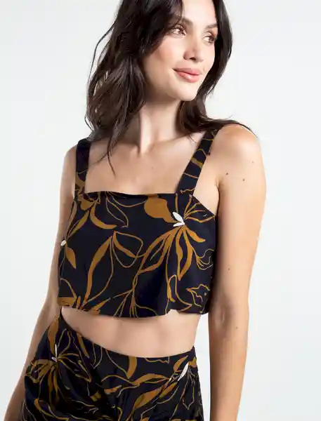  Camisa Estambres Mujer Negro Puro Ultraoscuro Talla S Naf-Naf 