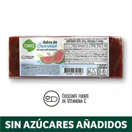 Taeq Lonja Dulce De Guayaba Light