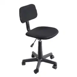 M+Design Malla Silla de Escritorio a Gas Sin Brazos Negro M