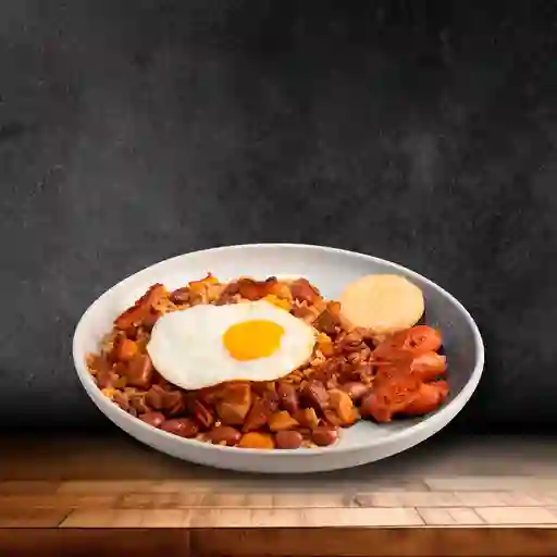 Calentado de frijoles