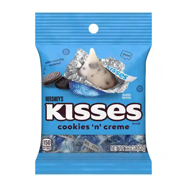 Kisses Chocolates de Cookies and Creme