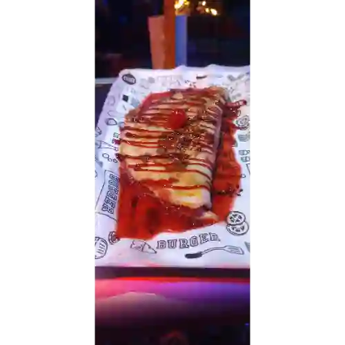 Crepe Dulce Frutos Rojos O Nutella