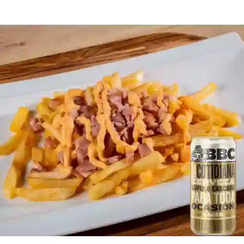 Combo Papas c/ Cheddar&Bacon +BBC la Cotidiana 269 ml
