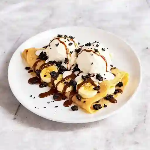 Crepe Banana Split