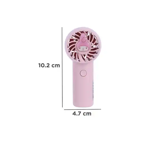 Ventilador de Mano my Melody Rosa Serie Sanrio Miniso