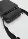 Bolso Park Negro Talla 99 Hombre Mango