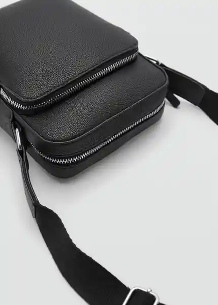 Bolso Park Negro Talla 99 Hombre Mango