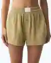 Short Mujer Verde Talla 10 651G001_VER170836 Americanino
