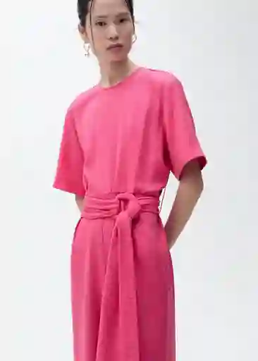 Enterizo Mono Japo Fucsia Talla M Mujer Mango