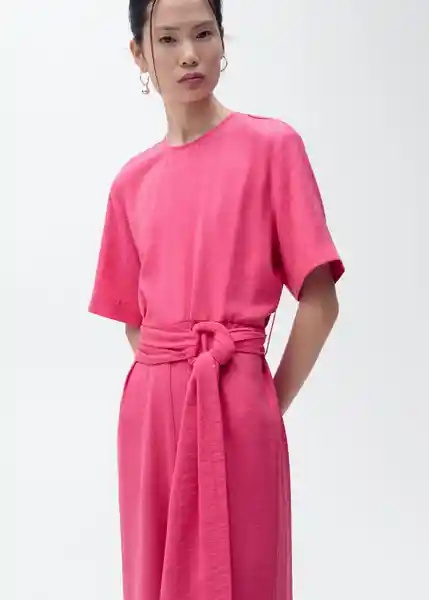 Enterizo Mono Japo Fucsia Talla M Mujer Mango