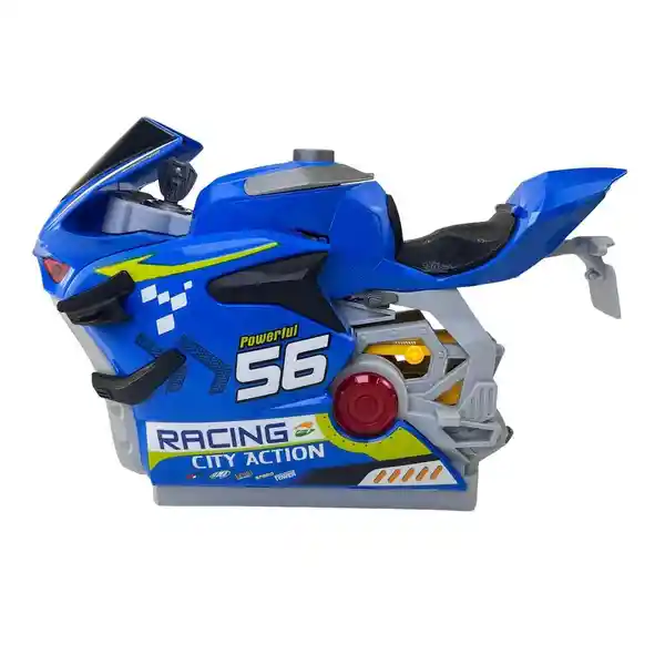 Toy Logic Juguete Transformable Fast Road Tipo Moto